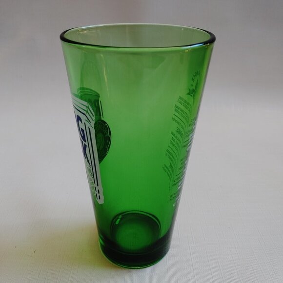 Rolling Rock Extra Pale Ale Pint Glass Green Glass TALL - Picture 2 of 7